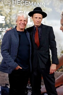 Andreas Dresen and Alexander Scheer at the premiere of IN LIEBE, EURE HILDE at the cinema in