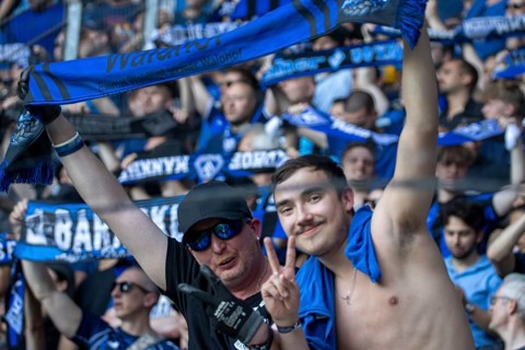 11.05.2024, Football 3rd division, Season 2023/24, Matchday 37: Waldhof Mannheim vs SV Sandhausen