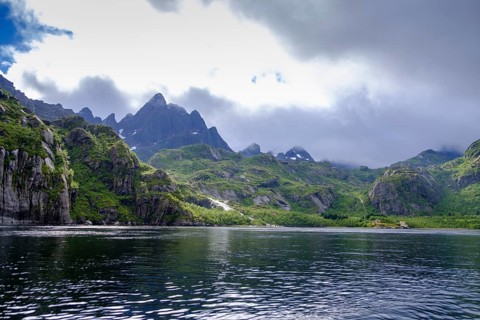 Trollfjord, Lofoten, Nordland, Norway