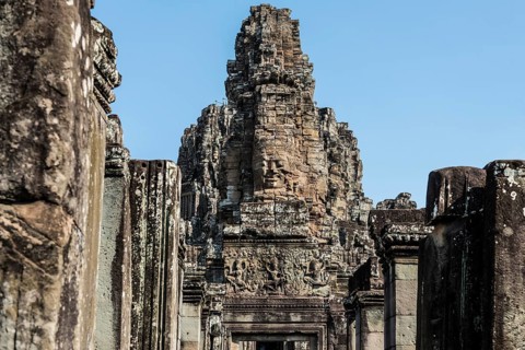 Bayon Temple, Angkor Wat, Angkor, UNESCO World Heritage Site, Siem Reap, Cambodia, Indochina,