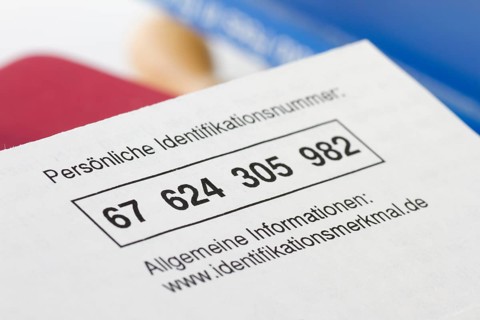 A personal identification number, tax, tax office, tax number
