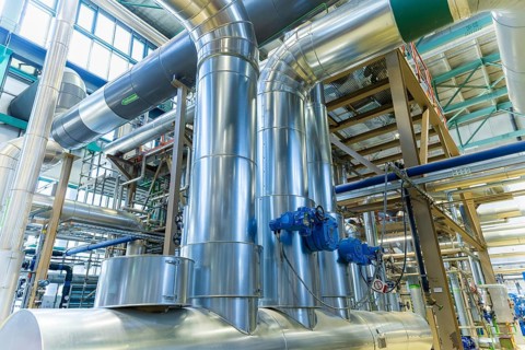 Innovationskraftwerk Dresden-Reick Gasmotor, Dresden, Saxony, Germany