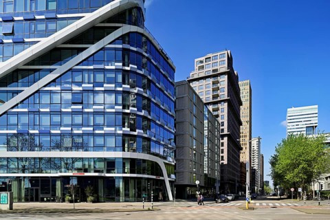 400 Beethovenstraat NautaDutilh office building by UN studio, Zuidas financial district, Amsterdam,