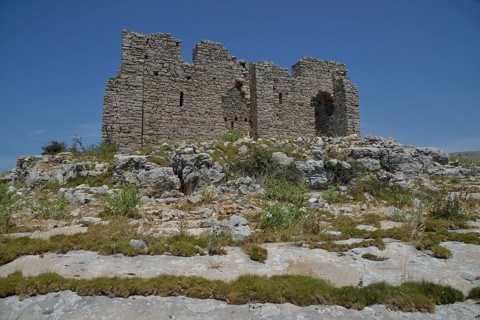 Fortress of Tureta, 6th century, Kornat Island, Kornati Islands, Kornati National Park, Croatia