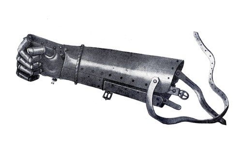 The iron hand of the knight Götz von Berlichingen, Gottfried Götz von Berlichingen zu Hornberg,