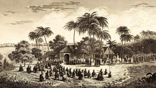 Subjugation of Dipo Negoro, freedom fighters against the colonial power Netherlands, Java War