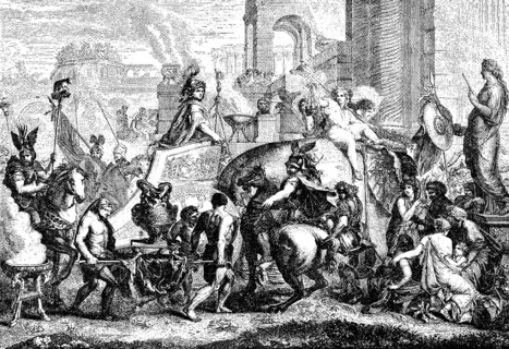 The entry of Alexander the Great into Babylon