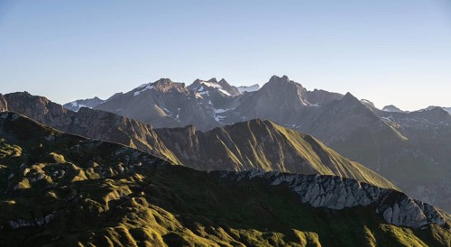 Steingrubenkopf, Dreiherrenspitze and Simonyspitze, high mountains, Venedigergruppe, Hohe Tauern,