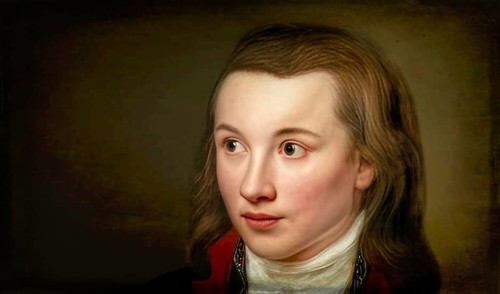 Portrait of Georg Philipp Friedrich Freiherr von Hardenberg, pseudonym and pen name Novalis, 1772 -