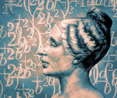 Bust of Marie-Sophie Germain, 1776 –1831, French mathematician, physicist and philosopher,