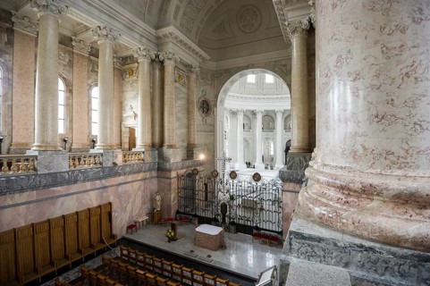 Interior view, St Blasien Cathedral, St. Blasien, Black Forest, Southern Black Forest,