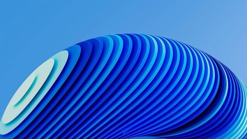 Colorful, flowing lines form a captivating abstract background, showcasing dynamic geometric shapes