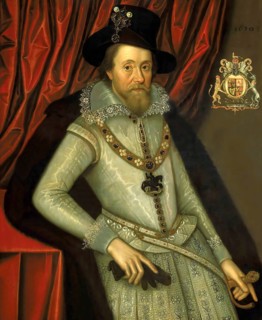 James VI and I, James Charles Stuart, 1566 – 1625, King of England, Scotland and Ireland, digitally