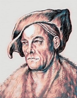 Portrait of Jakob Fugger, 1459, 1525, German businessman, digitally edited