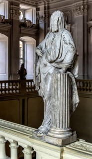 Interior design and exhibition rooms in the Würzburg Residence, imposing 18th century palace with