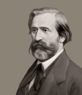 Giuseppe Verdi, 1813 – 1901, Italian opera composer, digitally edited