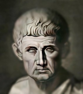 Aristotle, 384-322 BC, ancient Greek philosopher and scientist, digitally altered