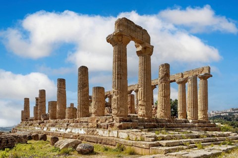 Doric Temple, Temple of Juno, also Temple of Hera Lacinia, 460 and 450 BC, originally had a