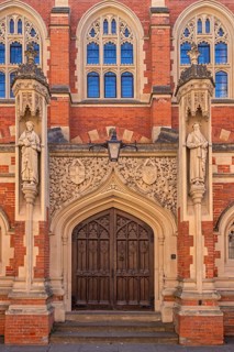 Entrance, Old Divinity College, St John's Street, Cambridge, England, Great Britain