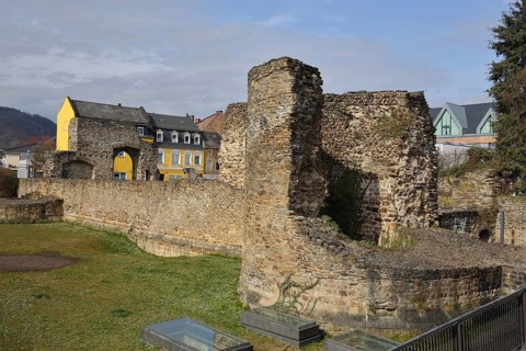 Römisches castle, Boppard, Upper Middle Rhine Valley, Rhineland-Palatinate, Germany