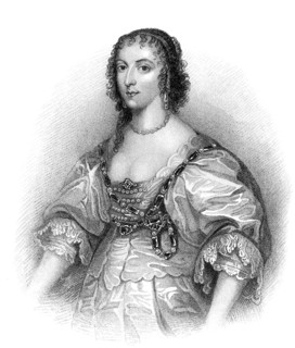 Henrietta oder Henriette Maria von Frankreich, 1609-1669, Königingemahlin von England, Schottland