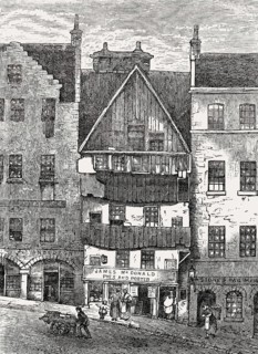 Mahogany Land in Potterow, Edinburgh, Scotland, 18th century