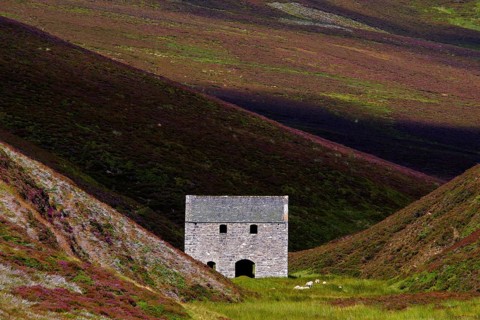 Europe, Scotland, Great Britain, England, landscape, CairnGorm Mountains, mountain group, abandoned