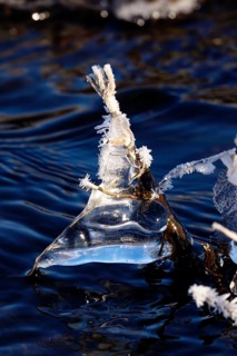 Ice formation, Winter, Germany