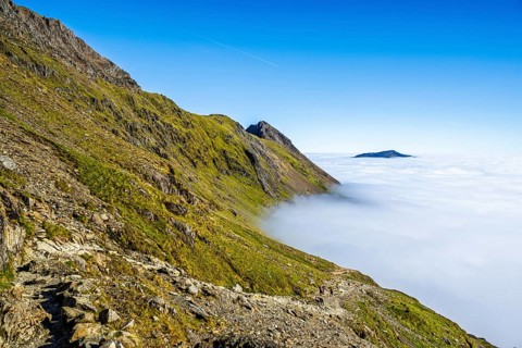 Snowdon Massif, Snowdon Range, Snowdonia, North Wales, UK