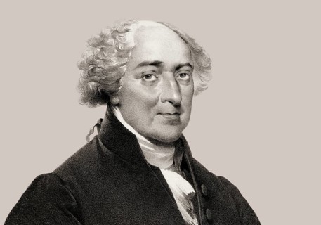 Portrait of John Adams, 1735 - 1826, second President of the United States, digitally optimized