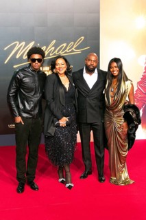 Lela Rochon, Antoine Fuqua, Asia Fuqua and Brando Fuqua, MICHAEL, International Premiere and Global