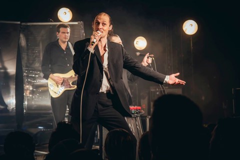 Singer Ben Hartmann from Billions live on 10 years of cocaine and raspberry ice cream tour 2026 in