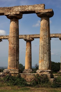 Metaponto, Metaponte, Doric hera temple, Tavole Palatine, Basilicata, Italy