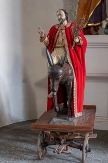 Palmesel in the parish church of St Peter and St Paul, Kirchstraße 25, Telfs, Tyrol, Austria