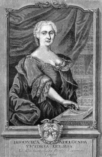 Luise Adelgunde Victorie Gottsched, 1713 - 1762, a German poet and translator, Portait von Luise