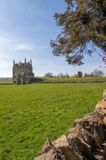 Banqueting House, Remains of Campden House, Chipping Campden, The Cotswolds, England, Great Britain