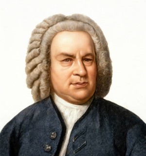 Johann Sebastian Bach, 1685 - 1750, German composer, digital edited