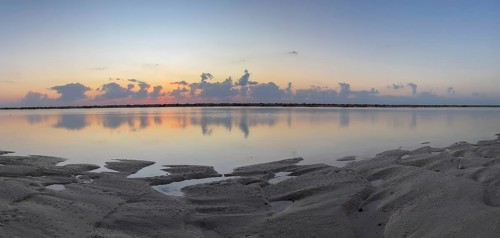 Sunrise on the coast near Khahil, Oman