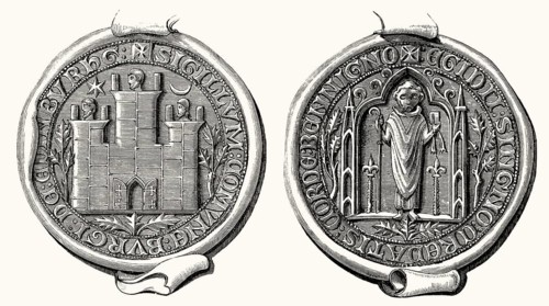 Common Seal of the city of Edinburgh, Scotland, 16th Century