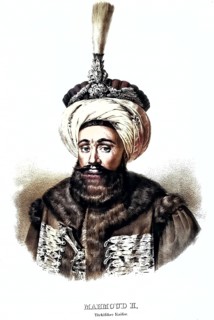 Mahmud II (1785-1839), Sultan of the Ottoman Empire, Historical, digitally restored reproduction