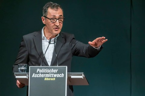 Political Ash Wednesday of the Green Party in Biberach. In focus: election campaign for the state