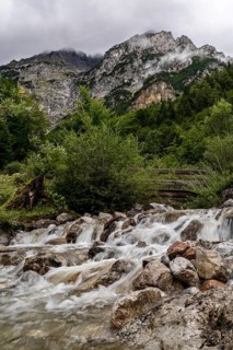 Cascades at the Wilder Kaiser, Scheffau am Wilden Kaiser, Tyrol, Kufstein, Wilder Kaiser, Austria