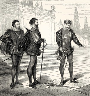 ACT II, SCENE IV., Tasso, Antonio, Alphonso, scene from Torquato Tasso, a play by Johann Wolfgang
