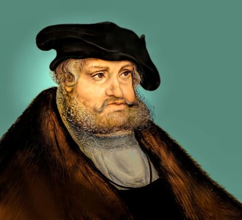 Frederick III or Frederick the Wise, 1463 - 1525, Prince-elector of Saxony, digitally edited after
