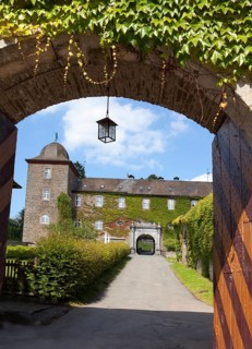Burg Schnellenberg castle, Hanseatic City of Attendorn, Sauerland region, North Rhine-Westphalia,