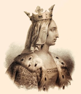 Blanche of Castile, Blanca de Castilla, Blanka von Kastilien, 1188-1252, Queen of France as the