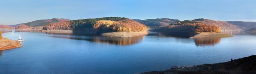 Biggetalsperre reservoir, Attendorn, North Rhine-Westphalia, Germany