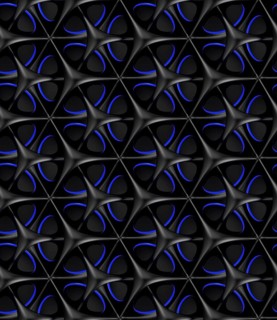 Futuristic grid white and gold metal shapes on white background. High quality seamless realistic