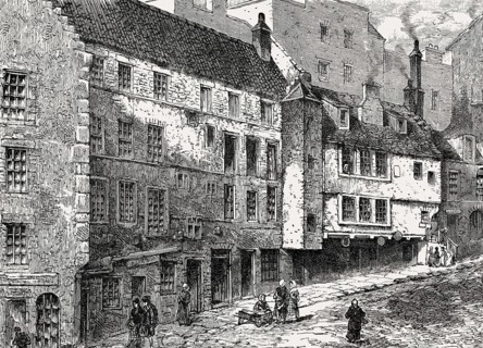 The house of Archibald Stewart, Lord Provost of Edinburgh, Scotland, 18th century