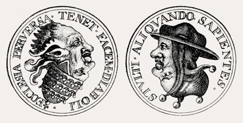 Anti-Catholic coin, 16th-century